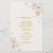 Karte des Schmetterlingsmenüs (Vorderseite)