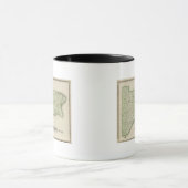 Karte des Schweizer Landkreises Tasse (Zentrum)