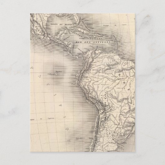 Karte des spanischen Imperiums in Amerika (Vorderseite)