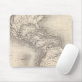 Karte des spanischen Imperiums in Amerika Mousepad (Mit Mouse)