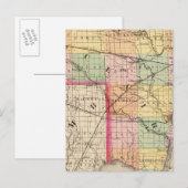 Karte des St Clair Landkreises, Michigan (Vorne/Hinten)