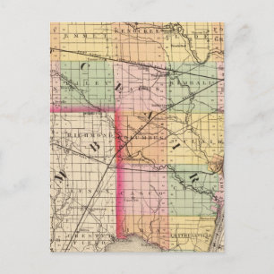 Karte des St Clair Landkreises, Michigan