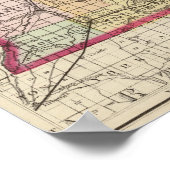 Karte des St-Joseph-Landkreises, Michigan Poster (Ecke)