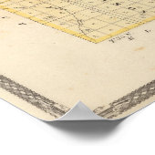 Karte des St-Joseph-Landkreises Poster (Ecke)