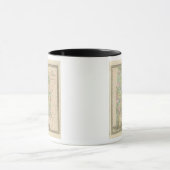 Karte des Staat Alabama 2 Tasse (Zentrum)