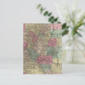 Karte des Staat Colorado (Stehend Vorderseite)