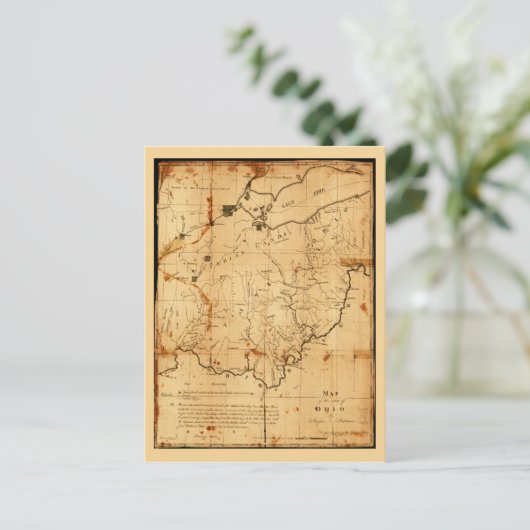Karte des Staat Ohio (1805) (Stehend Vorderseite)