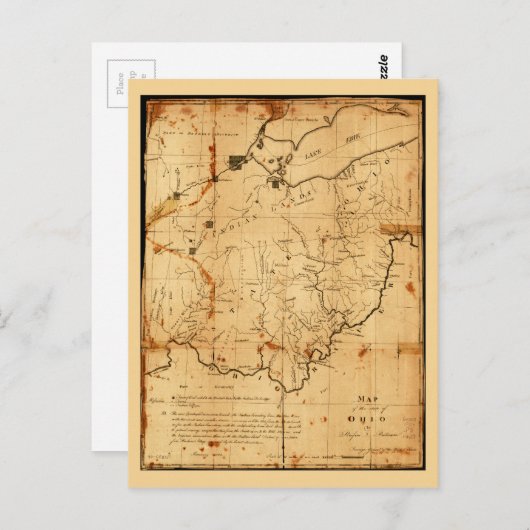 Karte des Staat Ohio (1805) (Vorne/Hinten)