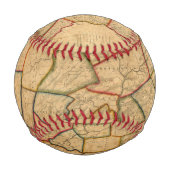Karte des Staat Pennsylvania Baseball (Rückseite)