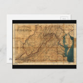 Karte des Staat Virginia von Nicholson (1862) (Vorne/Hinten)