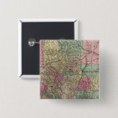 Karte des Staat von Colorado Button (Vorne & Hinten)