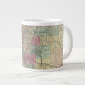 Karte des Staat von Colorado Jumbo-Tasse (Vorderseite Rechts)