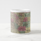 Karte des Staat von Colorado Jumbo-Tasse (Vorderseite)