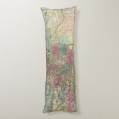 Karte des Staat von Colorado Seitenschläferkissen (Rückseite (Vertikal))