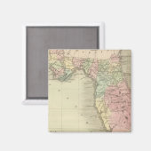 Karte des Staat von Florida Magnet (Vorderseite/Rückseite)
