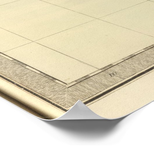 Karte des Staat von Florida Poster (Ecke)