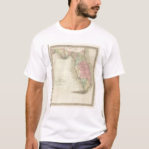 Karte des Staat von Florida T-Shirt
