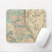 Karte des Staat von Kalifornien Mousepad (Mit Mouse)