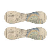 Karte des Staat von Michigan Baseball (Paneele)