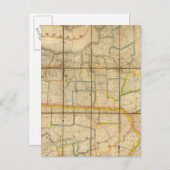 Karte des Staat von New York (Vorne/Hinten)