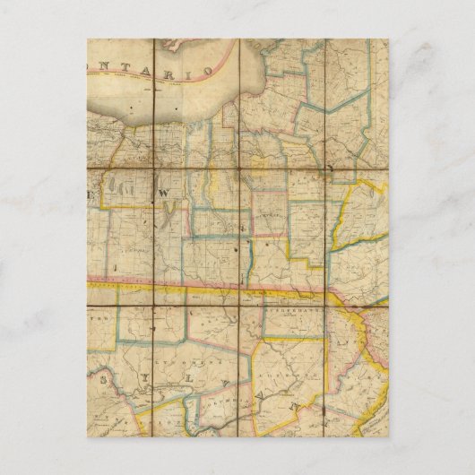 Karte des Staat von New York (Vorderseite)