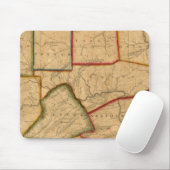 Karte des Staat von Pennsylvania Mousepad (Mit Mouse)