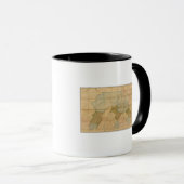 Karte des Staat von Pennsylvania Tasse (VorderseiteRechts)