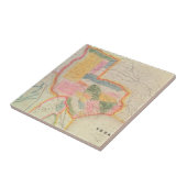 Karte des Staat von Texas | 1835 Fliese (Seite)