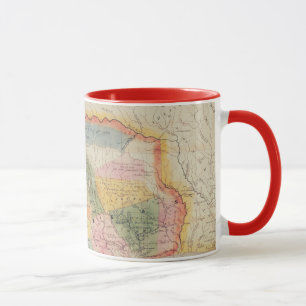 Karte des Staat von Texas   1835 Tasse