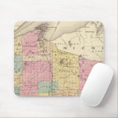 Karte des Staat Wisconsin Mousepad (Mit Mouse)