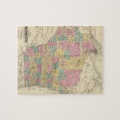 Karte des Staat Wisconsin Puzzle (Horizontal)