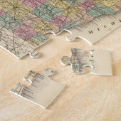 Karte des Staat Wisconsin Puzzle (Seite)