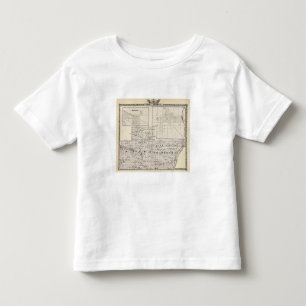 Karte des steifen und Westteils Kleinkind T-shirt