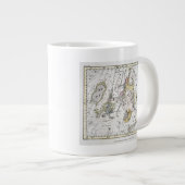 Karte des Sternbildes VIII Jumbo-Tasse (Vorderseite Rechts)