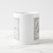 Karte des Sternbildes VIII Jumbo-Tasse (Vorderseite)