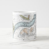 Karte des Sternbildes XXVI Jumbo-Tasse (Vorderseite)