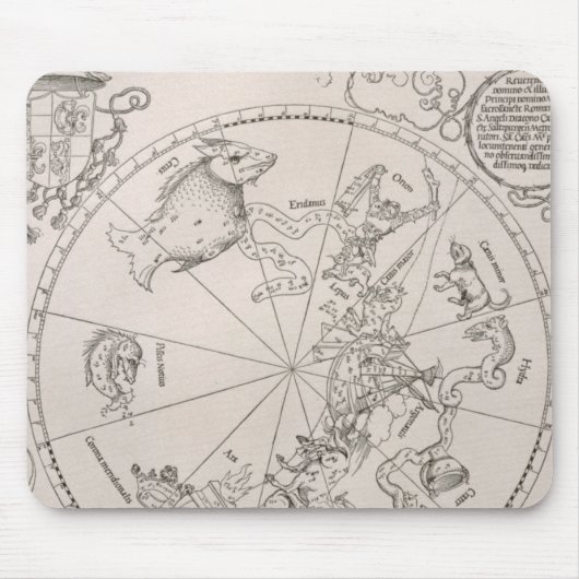 Karte des südlichen Himmels Mousepad (Vorne)