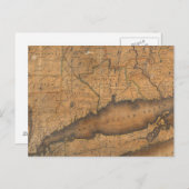 Karte des südlichen Teils des Staat von New York (Vorne/Hinten)