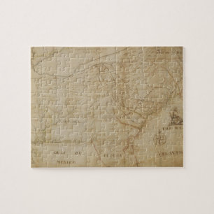 Karte des südöstlichen Teils von Nordamerika, 17 Puzzle