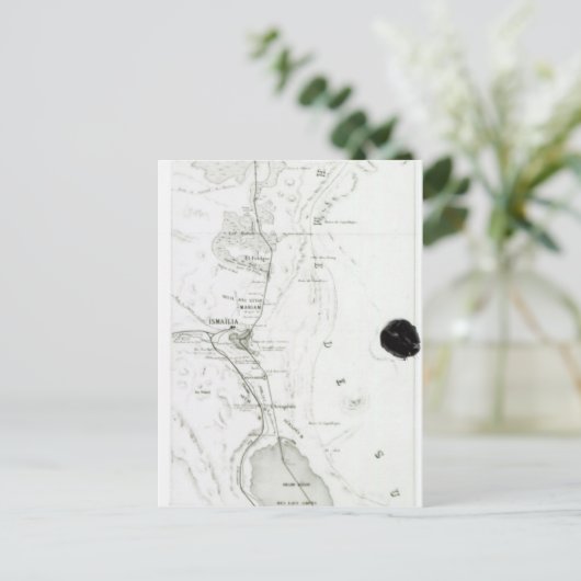 Karte des Suez-Kanals, c.1869 (Stehend Vorderseite)