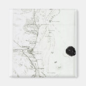 Karte des Suez-Kanals, c.1869 Magnet (Vorne)