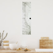 Karte des Suez-Kanals, c.1869 Poster (Küche)