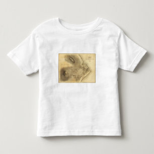 Karte des Teils der Insel von Hawaii Kleinkind T-shirt