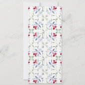 Karte des tropisch marokkanischen Doorway Wedding (Rückseite)