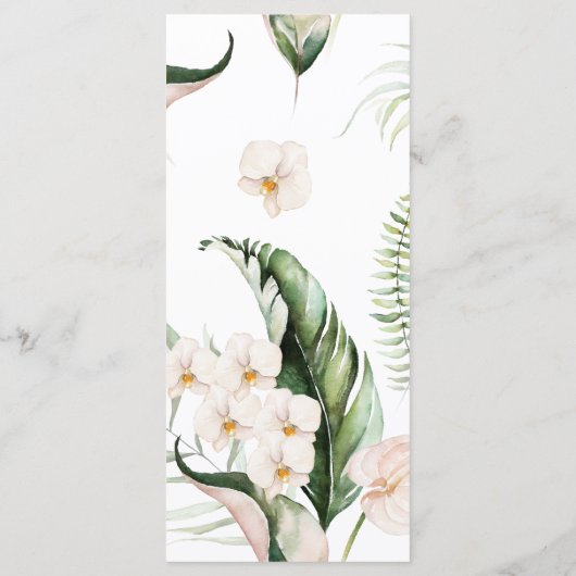 Karte des tropischen Grüns (Rückseite)