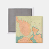 Karte des Uinkaret Plateaus Magnet (Vorderseite/Rückseite)