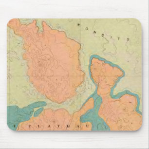 Karte des Uinkaret Plateaus Mousepad
