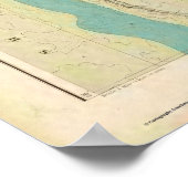 Karte des Uinkaret Plateaus Poster (Ecke)