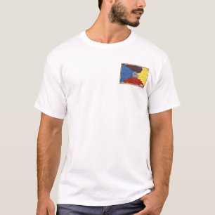 Karte des Unze-Polo-Shirts T-Shirt