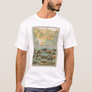 Karte des USA 2 T-Shirt